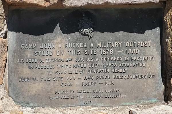 A snapshot of the plaque. Marker text is in the body of this page.